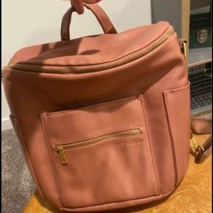 **RARE FAWN DESIGN DUSTY ROSE DIAPER BAG**